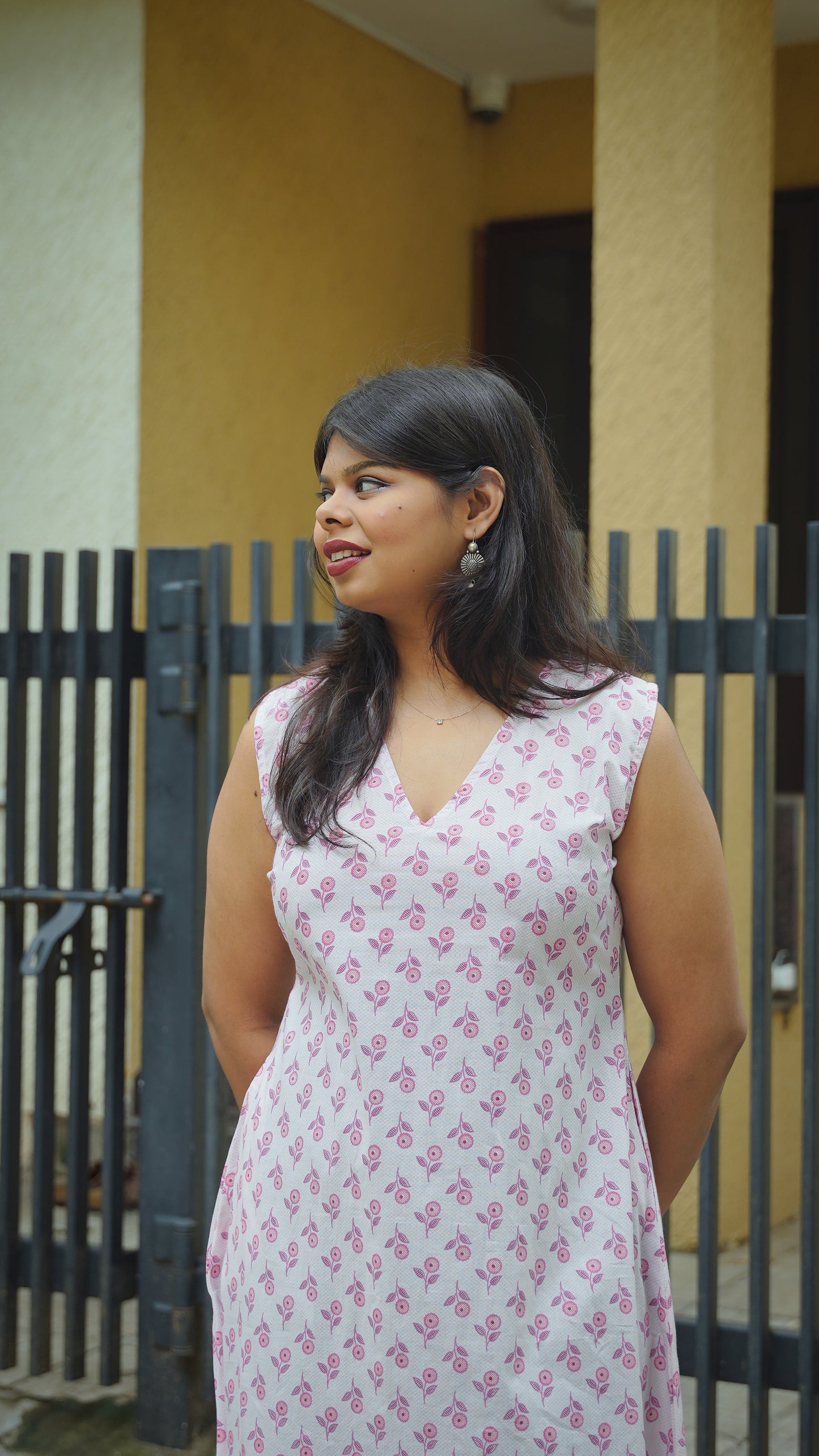 The Bloom Dress - Rose White