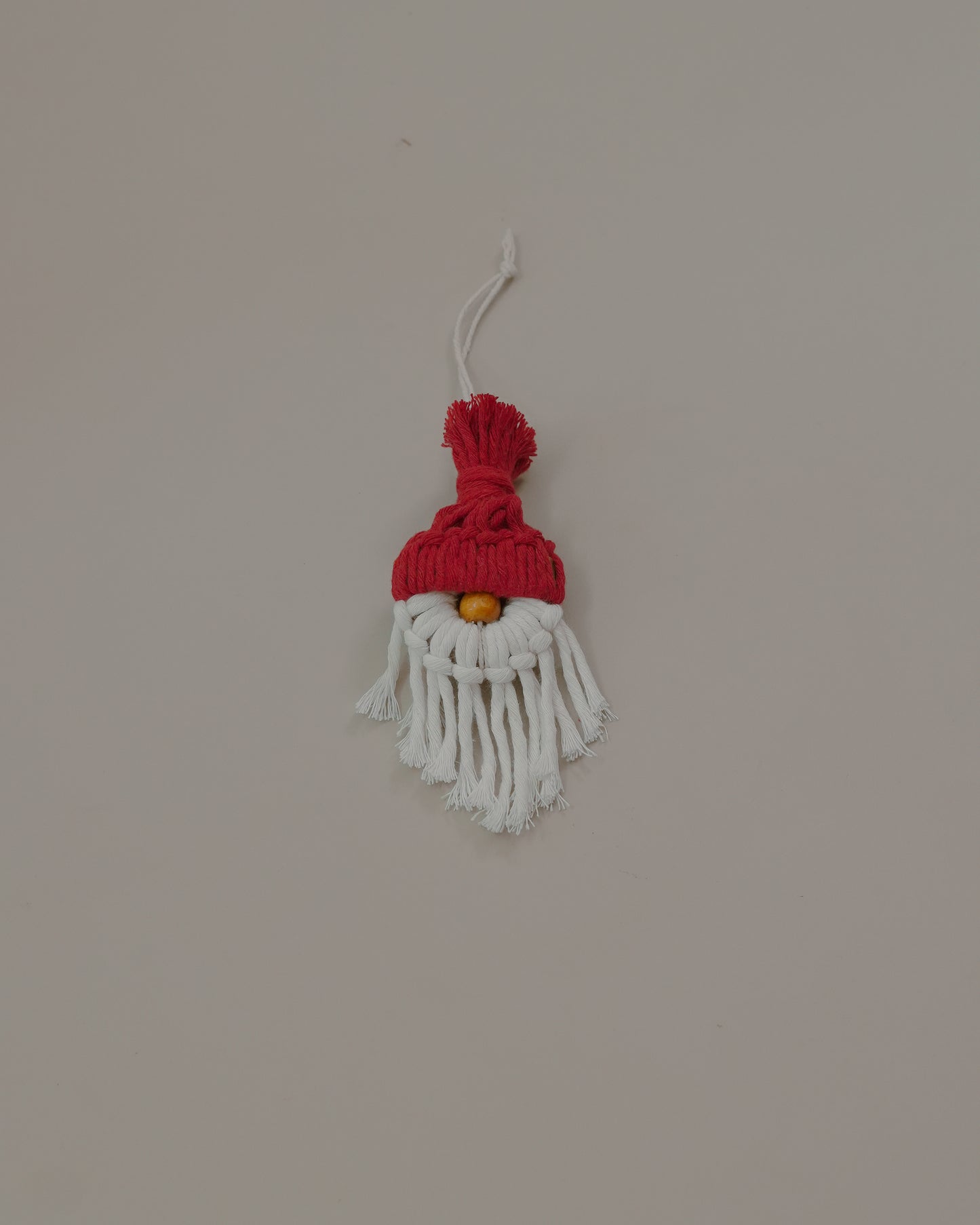 Handmade Macramé Christmas Tree Ornaments – Set of 5