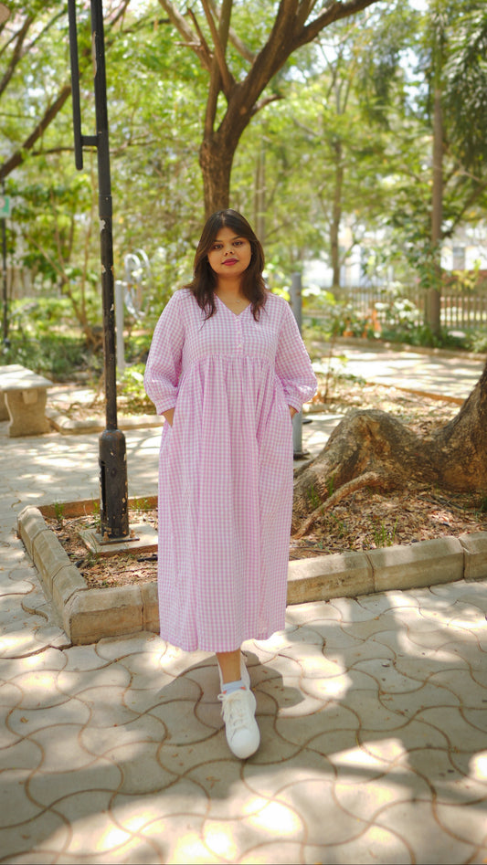 The Meadow Dress - BUBBLE GUM