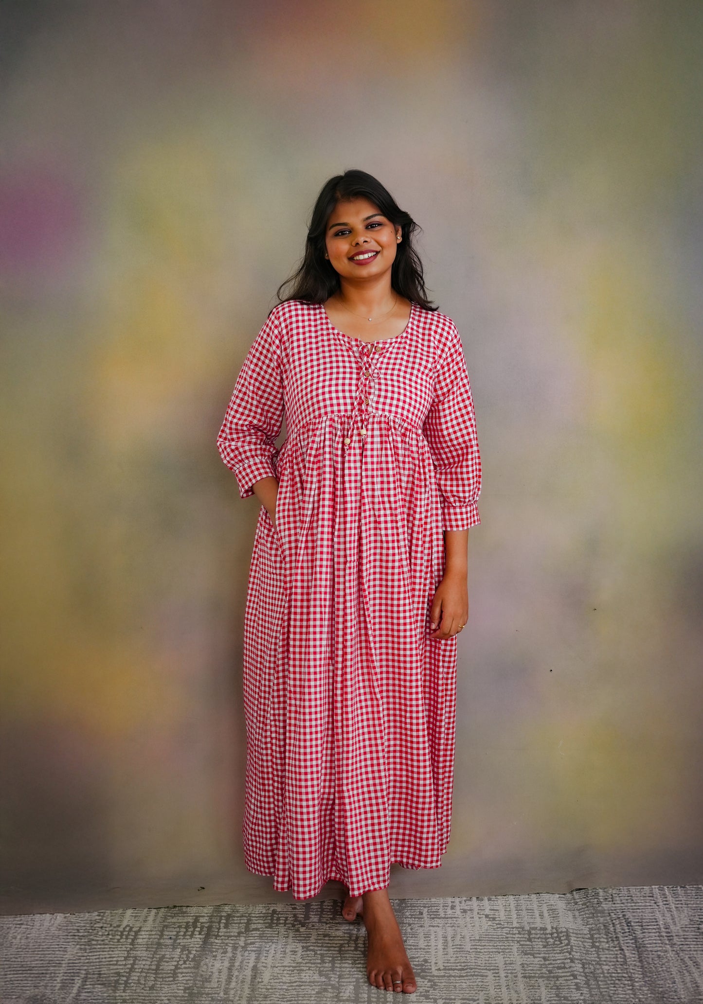 The Cafe Dress - Cherry Picnic