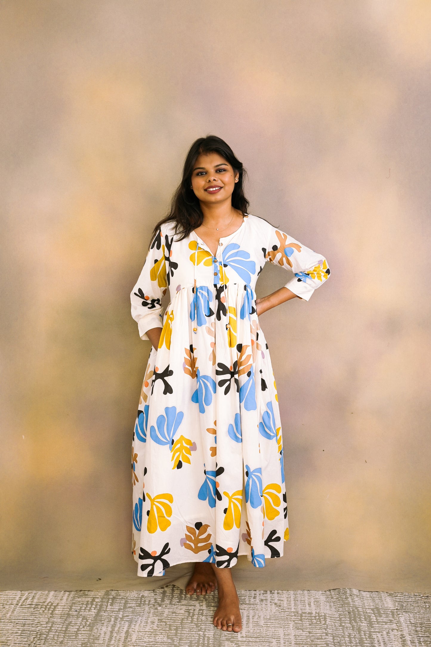 The Cafe Dress - Sandy Waves