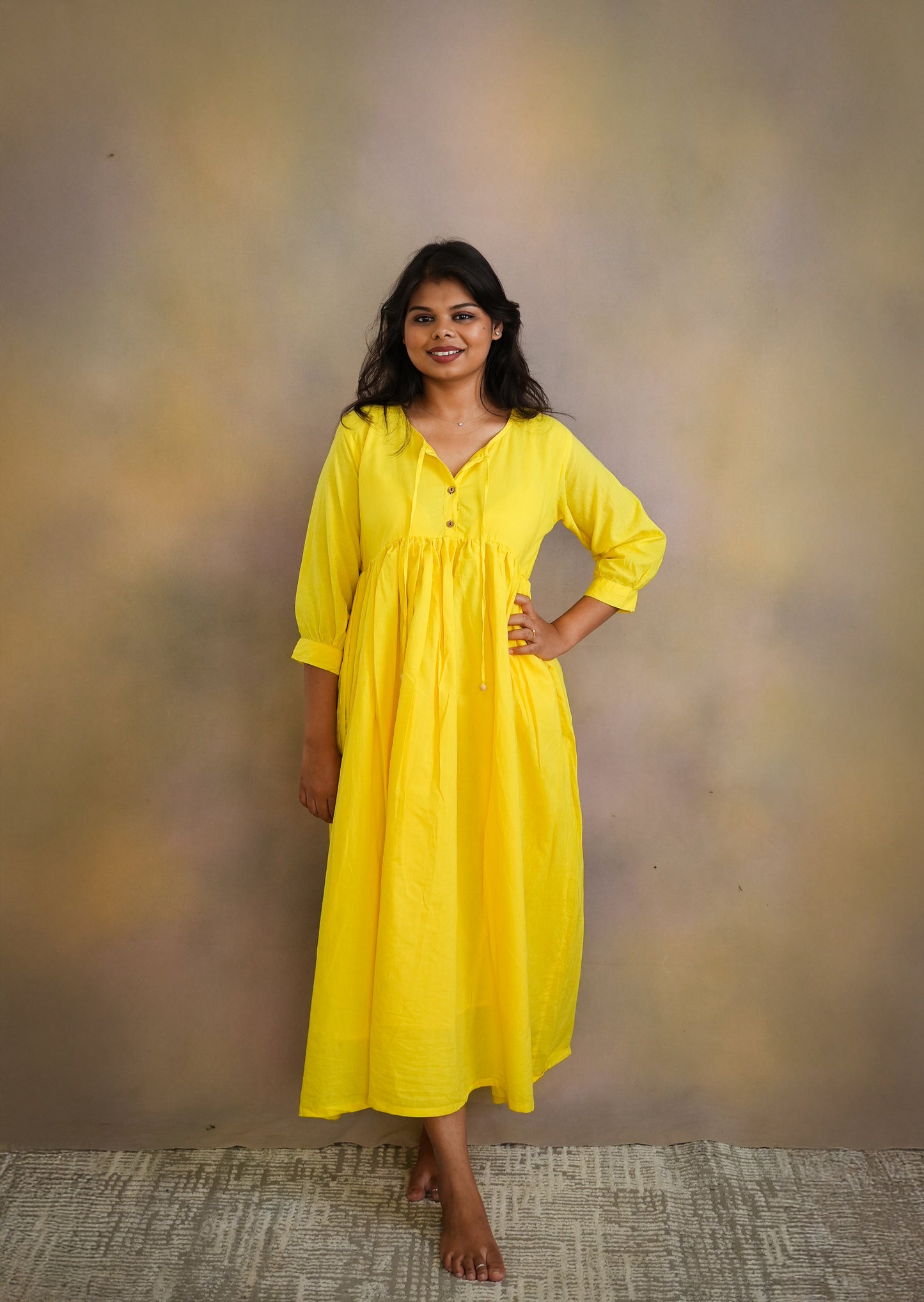 The Cafe Dress - Lemon Glow