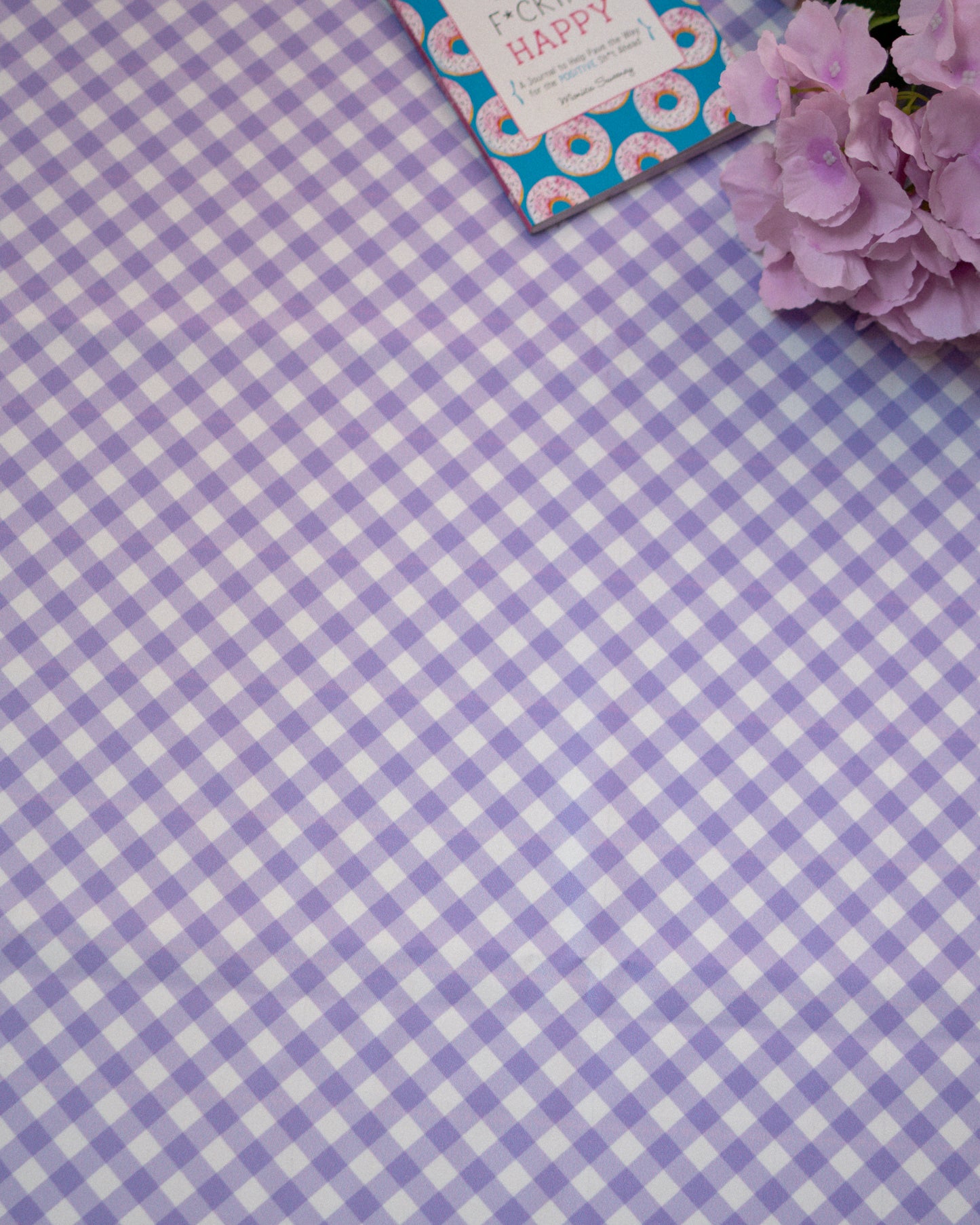 Checks Table Cloth - Gingham - Lavender