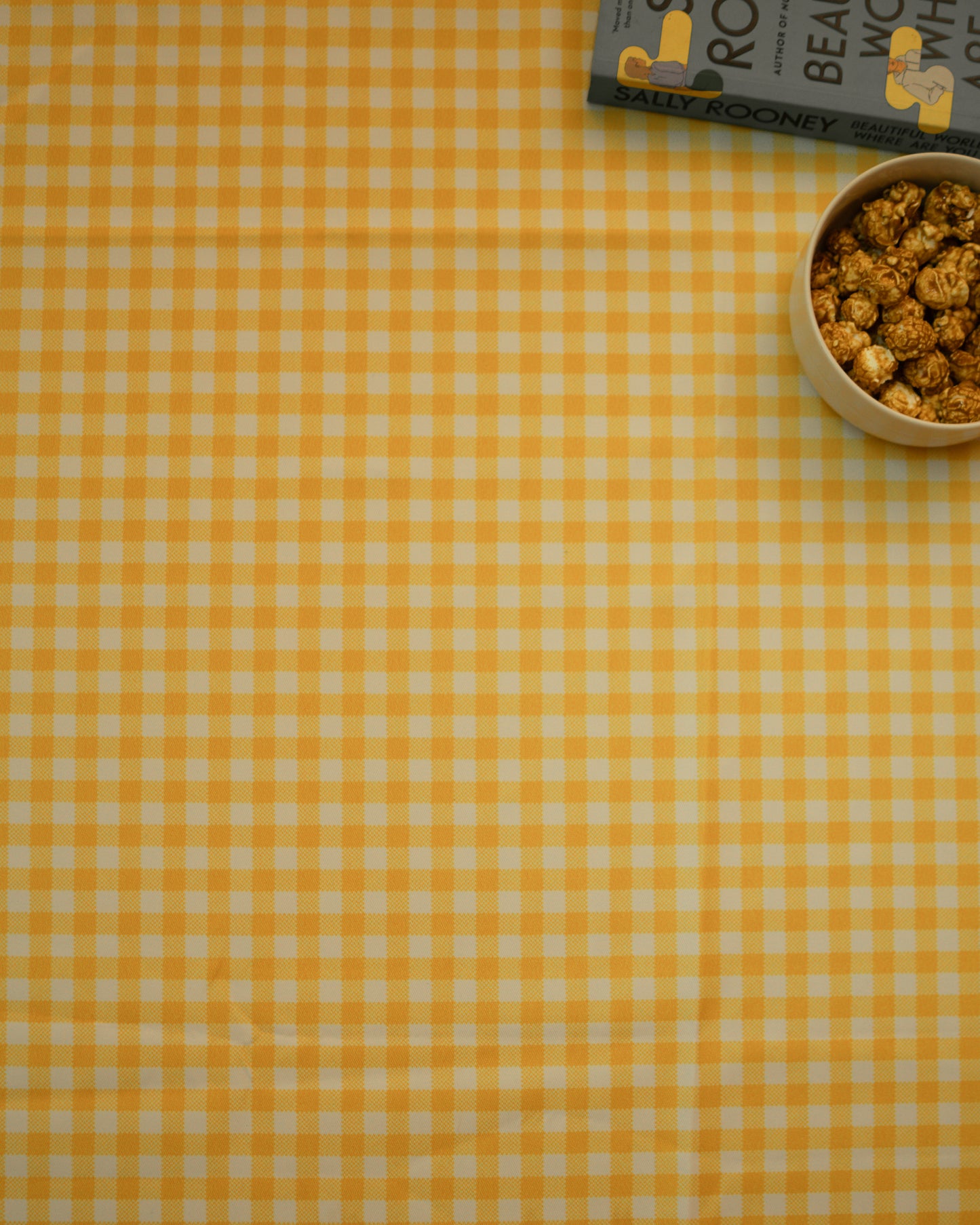 Checks Table Cloth - Gingham - Yellow