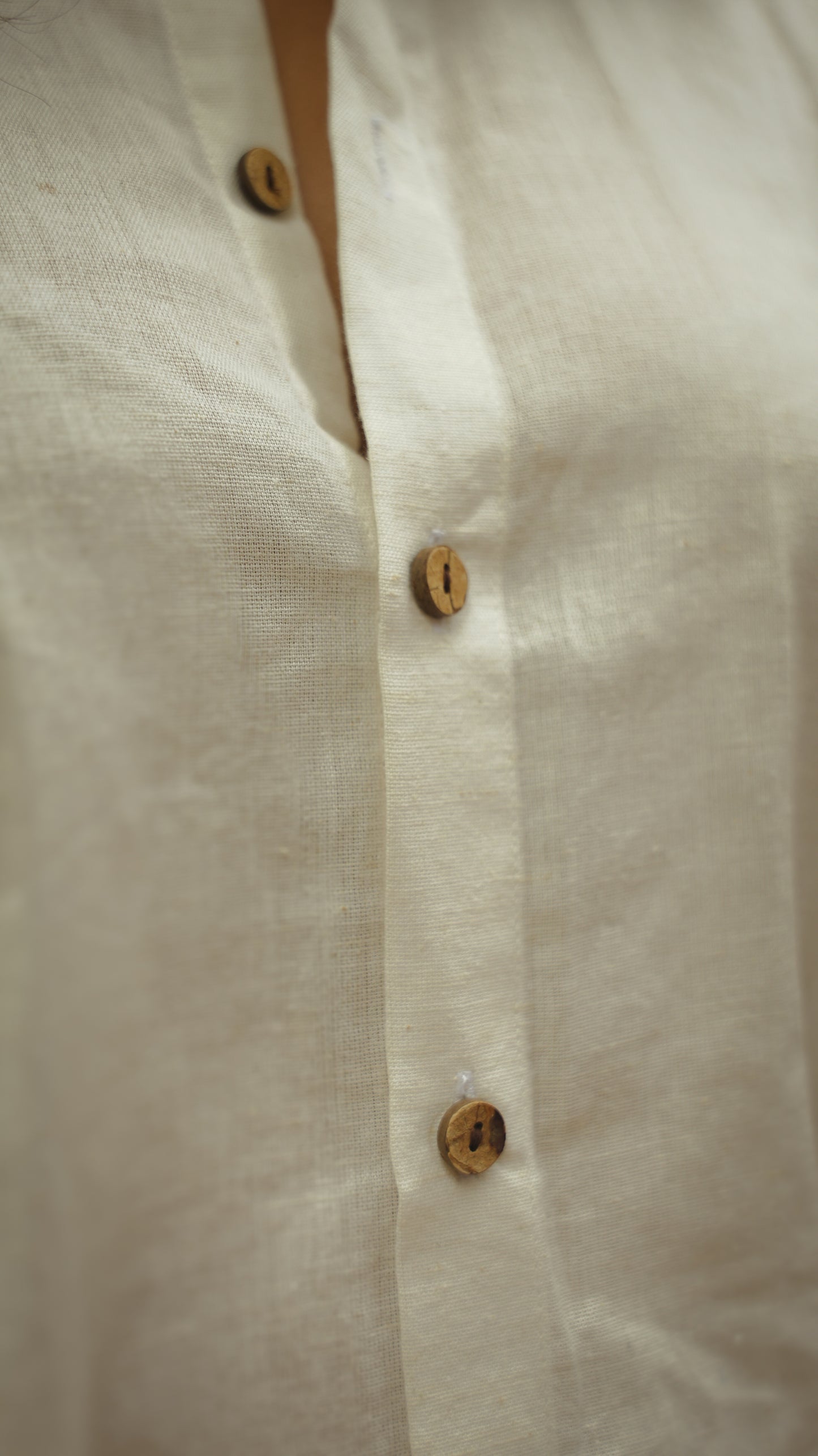 The Breezy Shirt - Off White (Oversized)