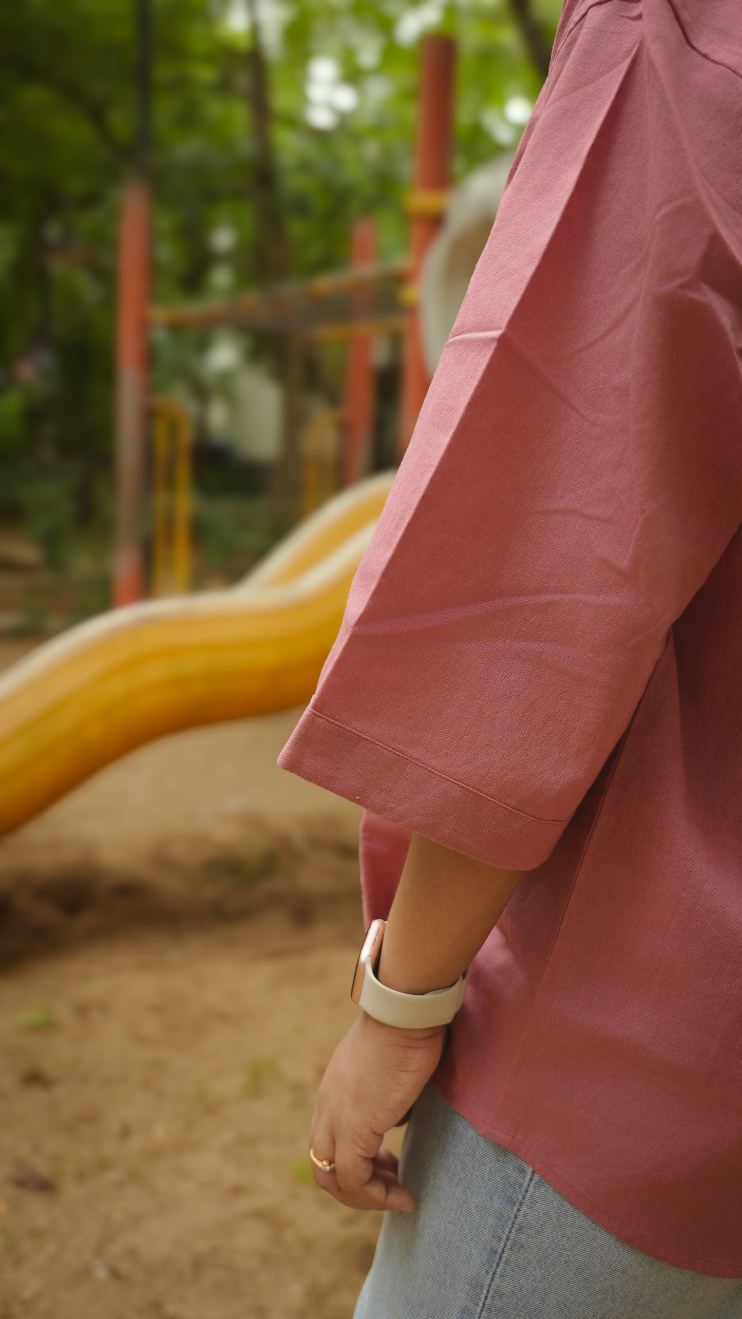 The Breezy Shirt - Dusty Rose (Oversized)