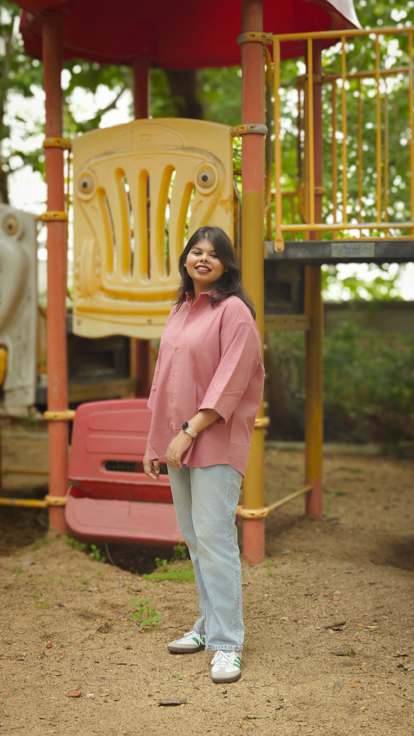 The Breezy Shirt - Dusty Rose (Oversized)