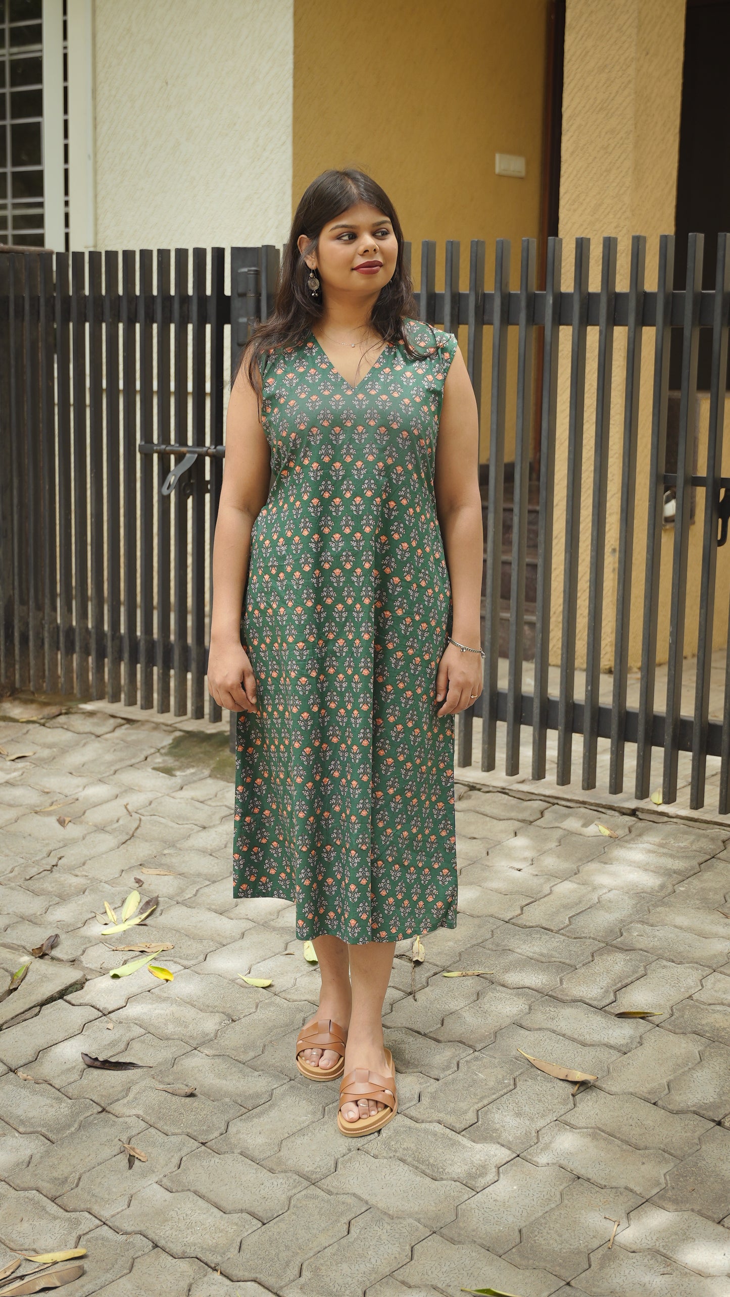 The Bloom Dress - Garden Green
