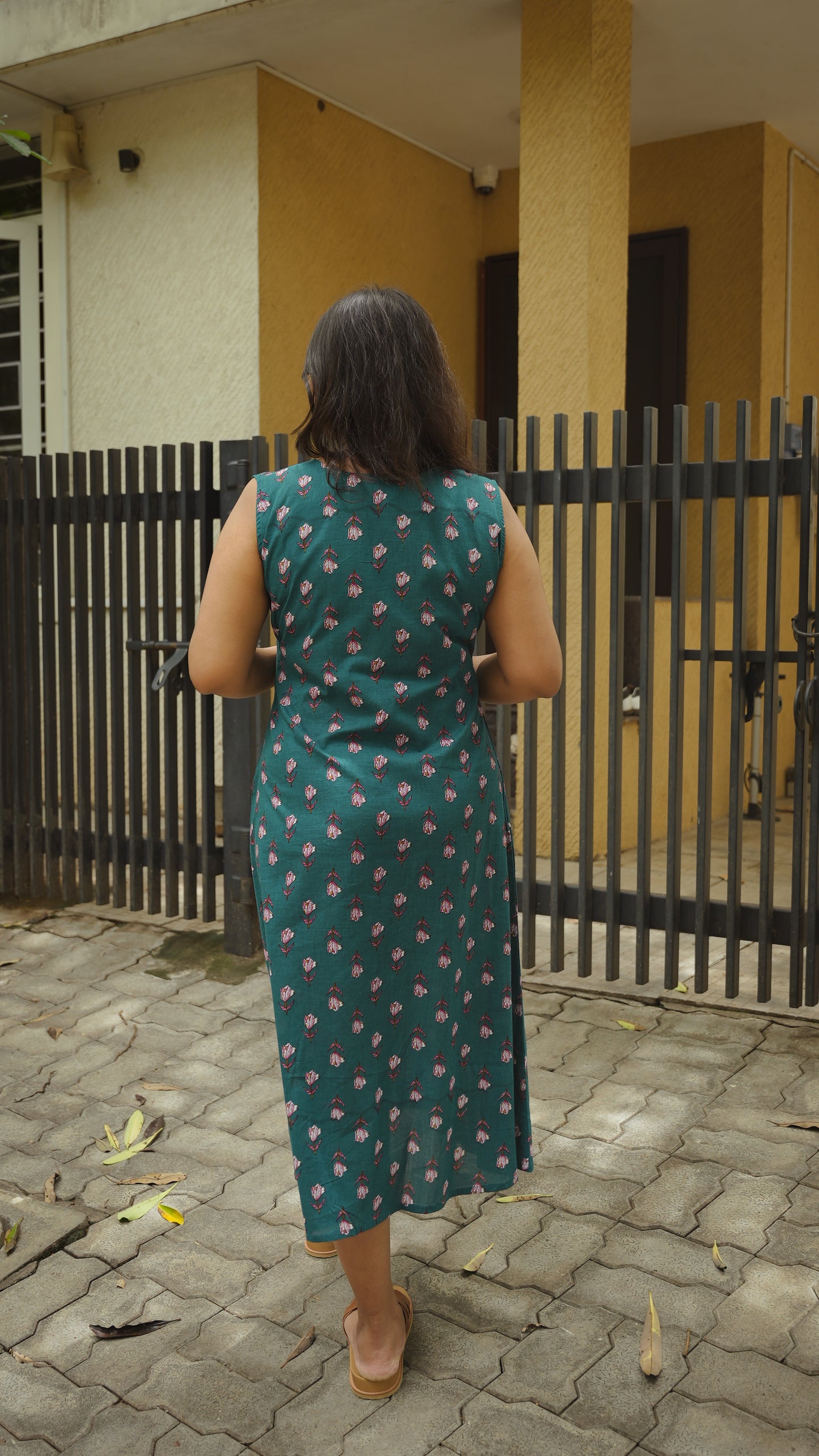 The Bloom Dress - Teal Blossom