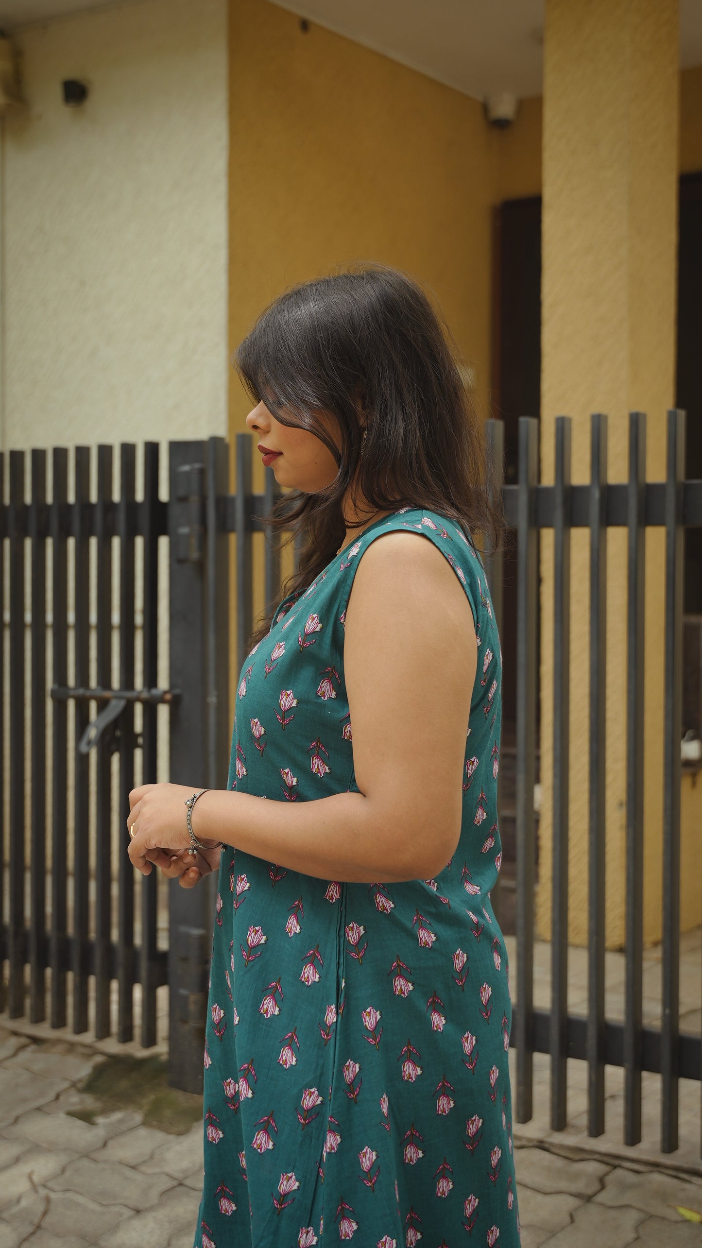 The Bloom Dress - Teal Blossom