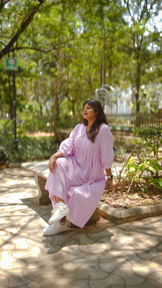 The Meadow Dress - BUBBLE GUM