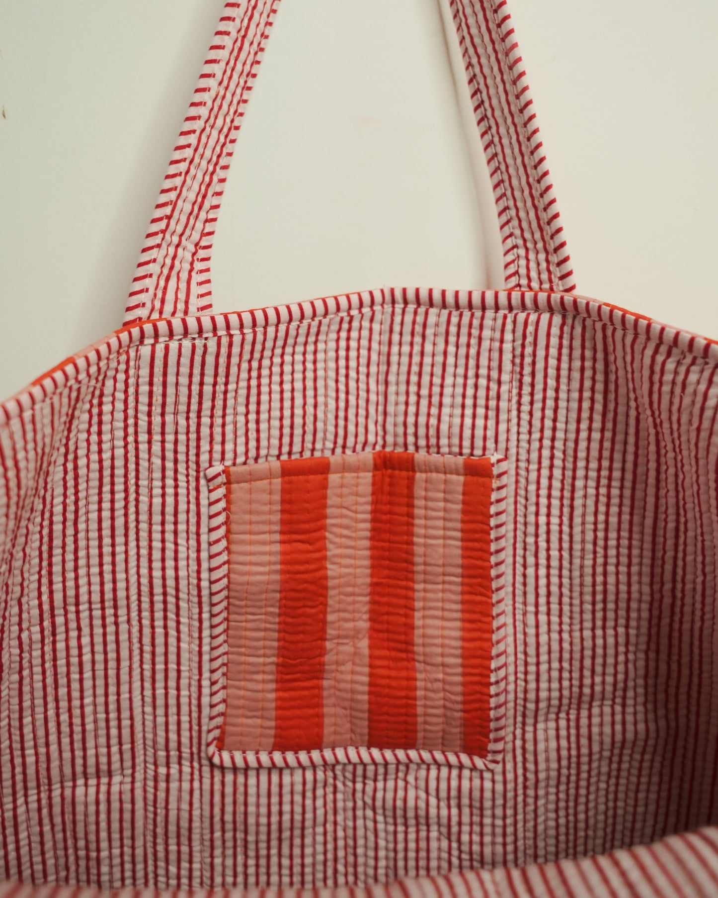 The Sunday Tote -  Coral