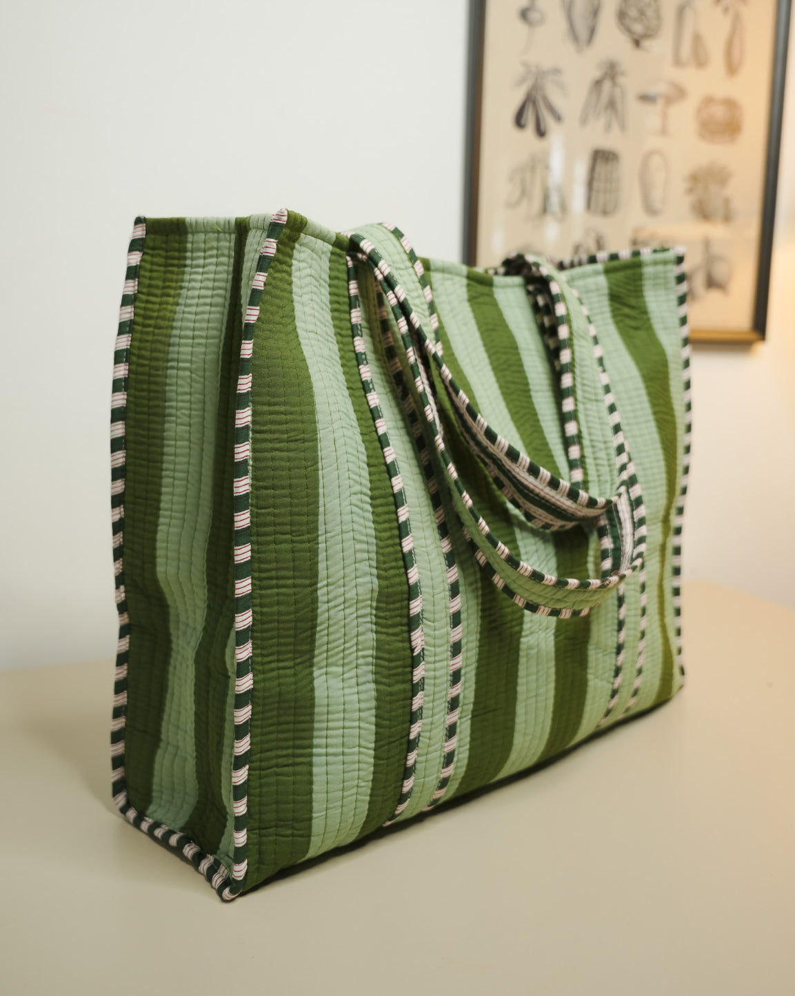 The Sunday Tote -  Sage