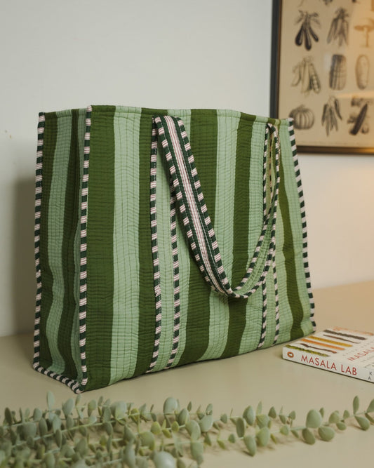 The Sunday Tote -  Sage