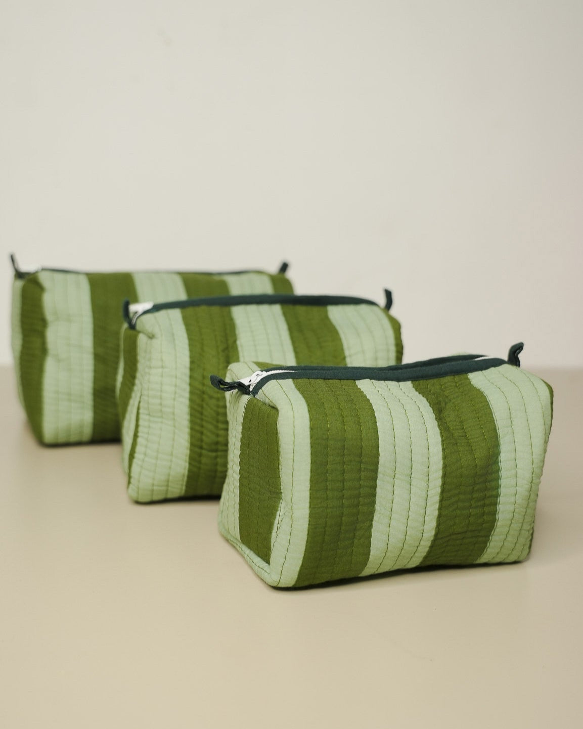 The Mini Sunday Pouch - Sage (Set of 3)