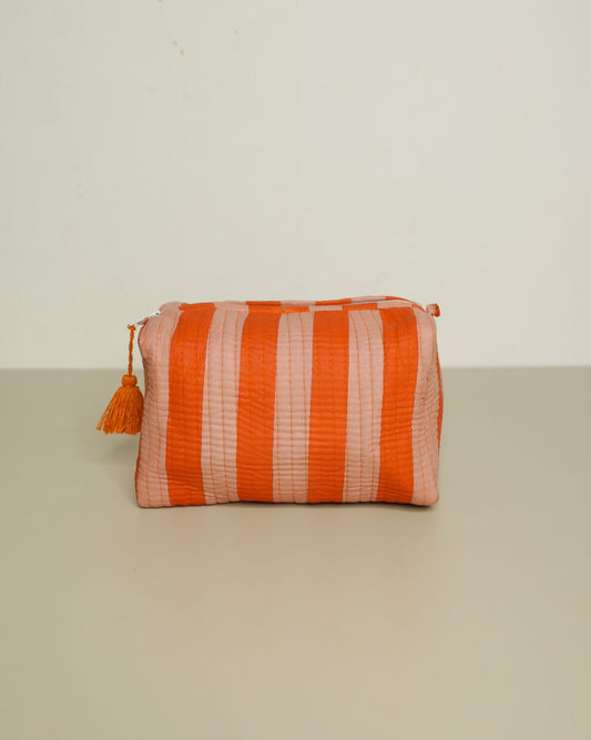 The Mini Sunday Pouch - Coral (Set of 3)