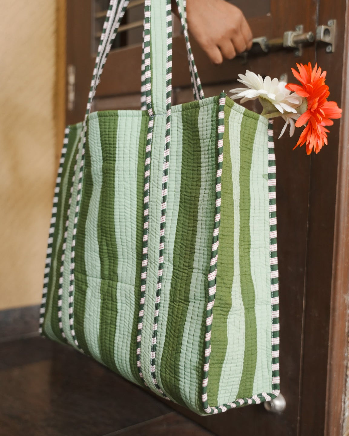 The Sunday Tote -  Sage