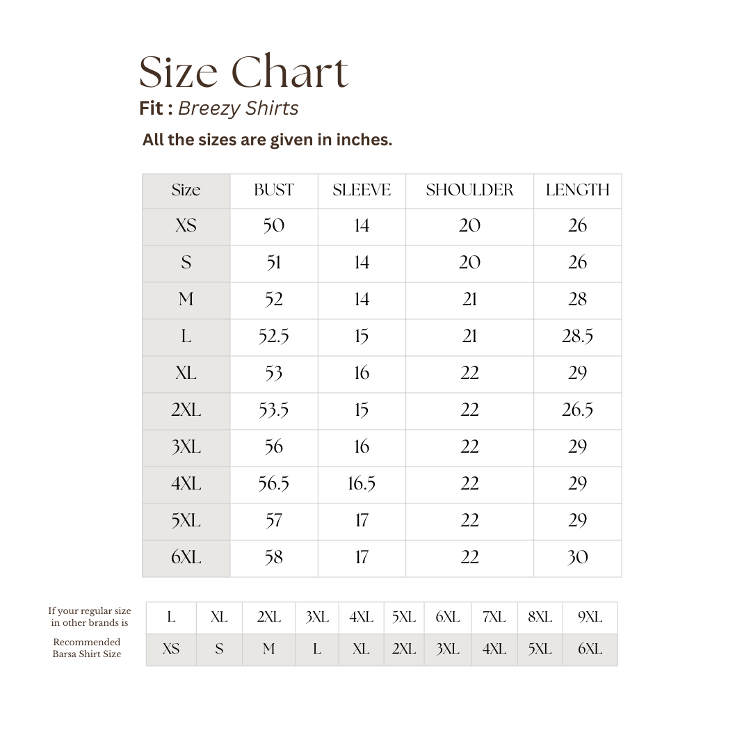 The Breezy Shirt - Rustic Blue (Oversized)